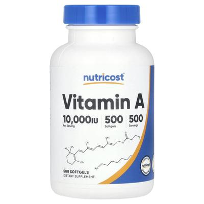Vitamin A, 10,000IU, 500 Softgels