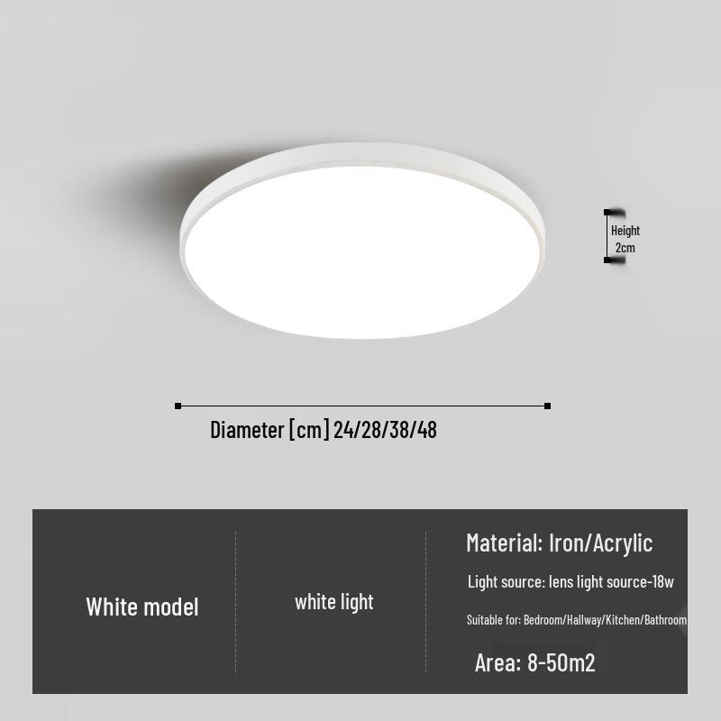 Waterproof, Mosquito-Resistant LED Ceiling Lamp for Bathroom, Balcony, and Stairwell