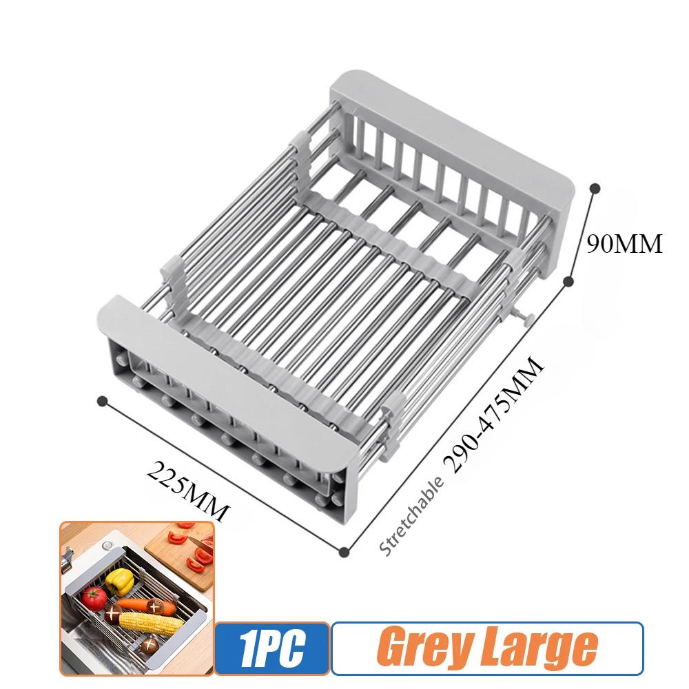 Kitchen Sink Drain Rack Dish Drain Rack Kitchen Basket Folding Drain Rack Stainless Steel Kitchen Sink Kitchen Washing Dishes