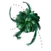 DIY feather flower handmade mesh fabric pearl feather headdress head flower show photo accessories wrist flower hairpin DIY