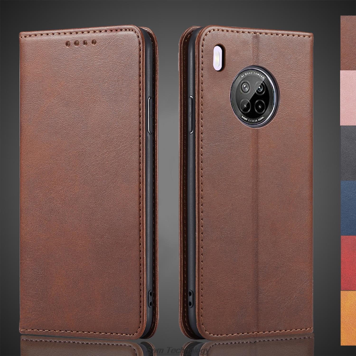 

Magnetic attraction Leather Case for Huawei Y9A Holster Flip Cover Case Wallet Phone Bags Huawei Y9A Fundas Coque for Huawei Y9A&Just Case