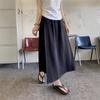 Large Size Women's Clothing Thin Sunscreen Culottes Women High Waist Split Legs Thick and Thin Eightnine Point Pants Skirt