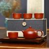 Handmade Xi Shi Teapot by Artist Wang Guowang - Da Hong Pao Zisha Clay