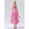 Cosplay Kids Pink Princess Dress Luigi Pink Peach Princess Dress Girl