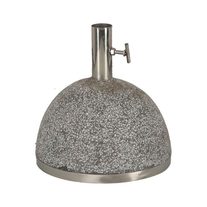 Pied de parasol granit 11kg gris clair