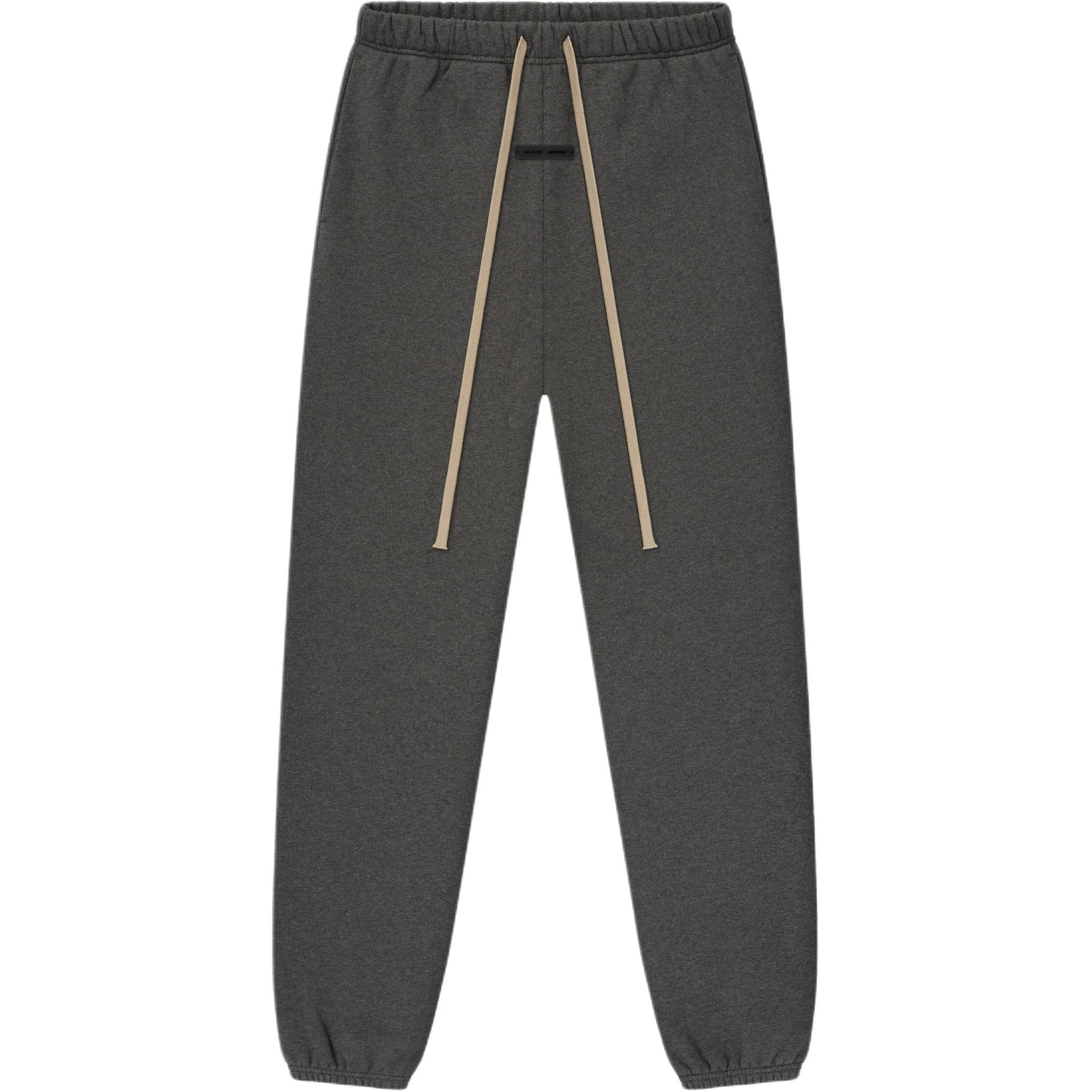 Fear of God Essentials Classic Sweatpants Charcoal Heather Men Bottoms Grey 130HO258401F