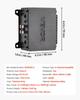 Car Audio Amplifier, 4-Channel Bridgeable Car Amplifier, Multichannel Class D Stereo Amp, Max. 4 X 110W At 4 Ohms / 4 X 160W At 2 Ohms, High Output,