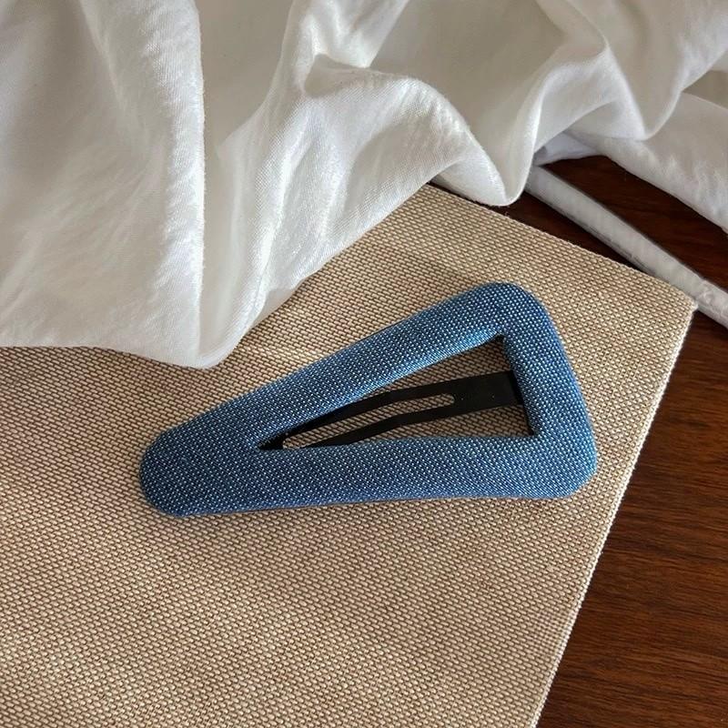 Korean Style Polka Dot Triangle Hair Clip Women's Fashionable and Simple BB Clip Hair Accessories