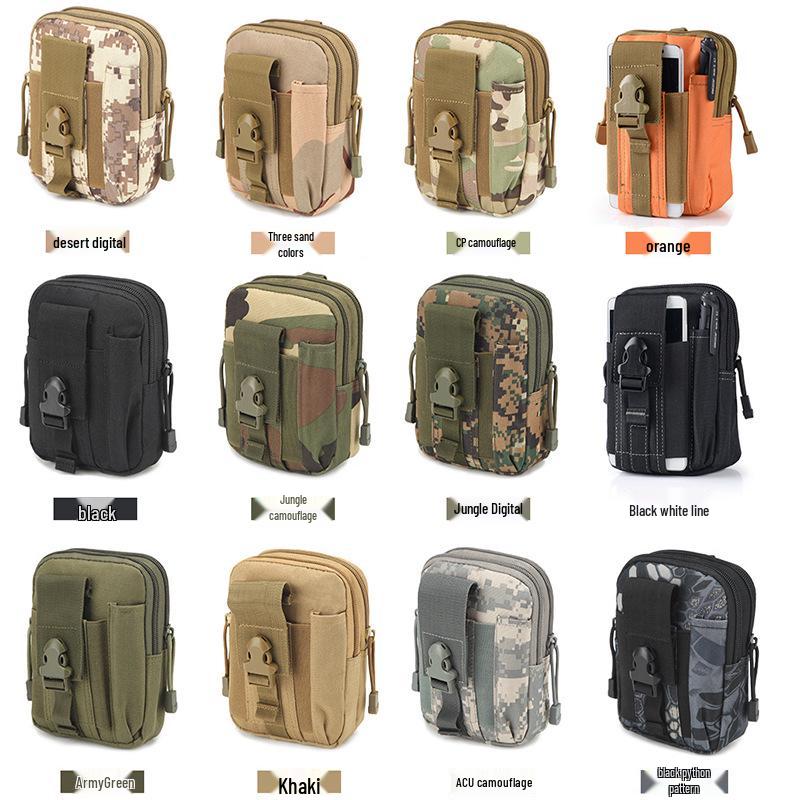 Camouflage Multifunctional Tactical Waist Pack and Phone Storage Bag