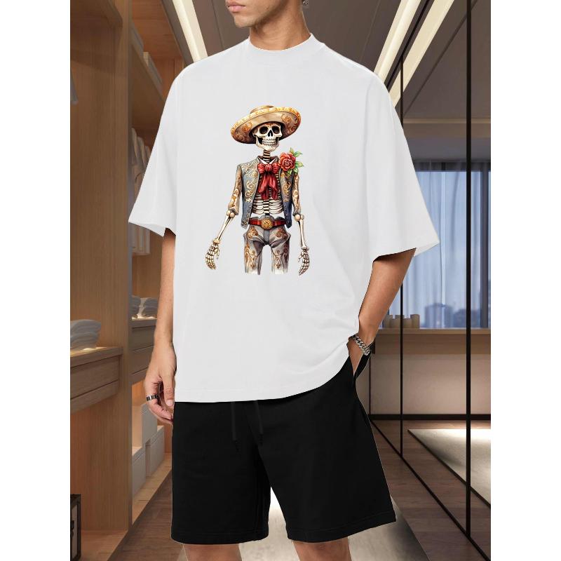 Мужской полиэстеровый комплект из 2 предметов: футболка с коротким рукавом и шорты с эластичным поясом для активного отдыха S