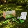 Outdoor Exploration Insect Observation Kit with Portable Carrying Case Magnifying Glass Tweezers and Scissors Educational Tool for Kids