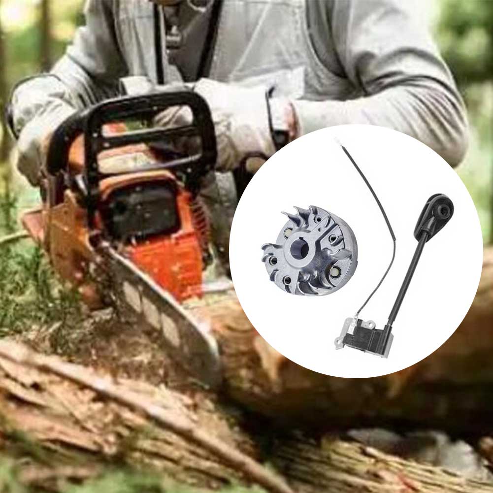 High Durability Flywheel A409001370 Plus Transformer A411001870 Fits For ECHO PB-8010 PB-9010 Garden Power Tools