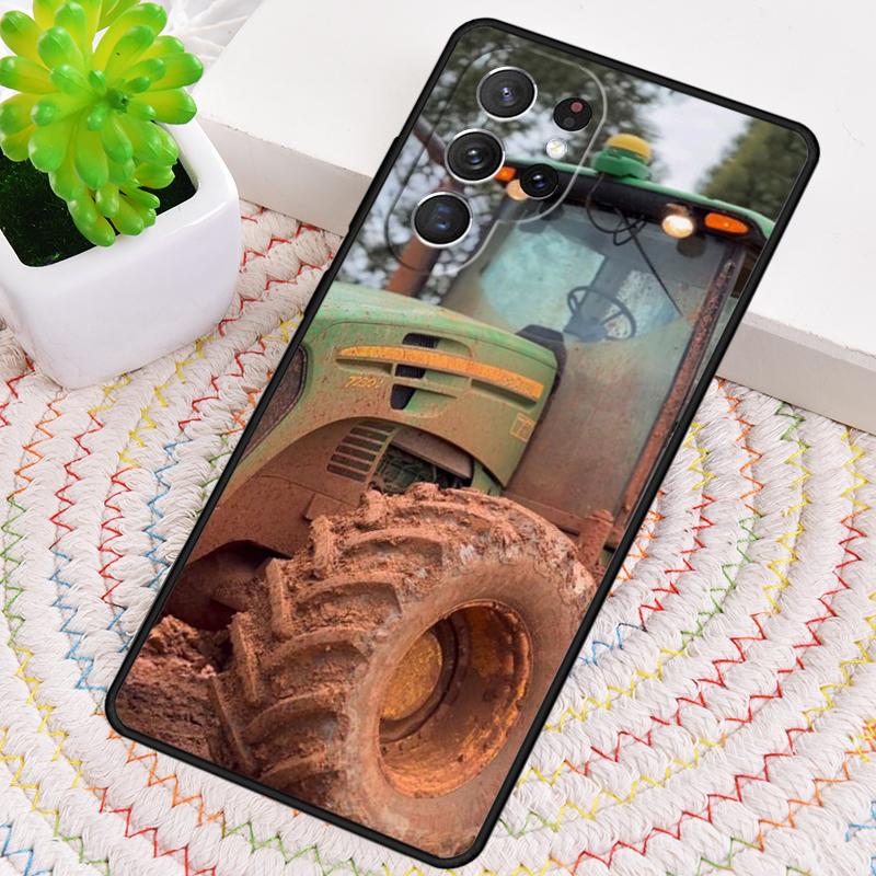 Farm Vehicle Tractor Soft Phone Case for Samsung Galaxy Note 10 Pro S26 Ultra S23 S24 FE S25 S21 S22 PLUS Shockproof Cove