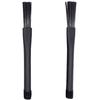 Drum Brush Bundle with Handles, 1 Pair, Retractable Nylon Drum Broom, Percussion Brush, Black, for Jazz, Acoustic, and Rock Bands