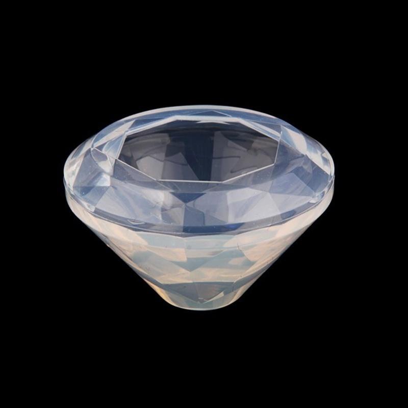 Handmade Creative DIY Silicone Diamond Pendant Mold Making Crystal Jewelry Pendant Resin Casting Mould Tools Accessories
