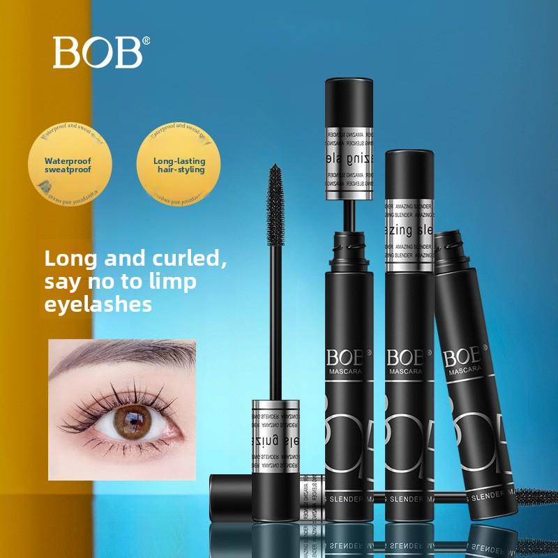 BOB mascara waterproof lengthened non-smudging slender dense curled natural long-lasting setting eyelash base makeup