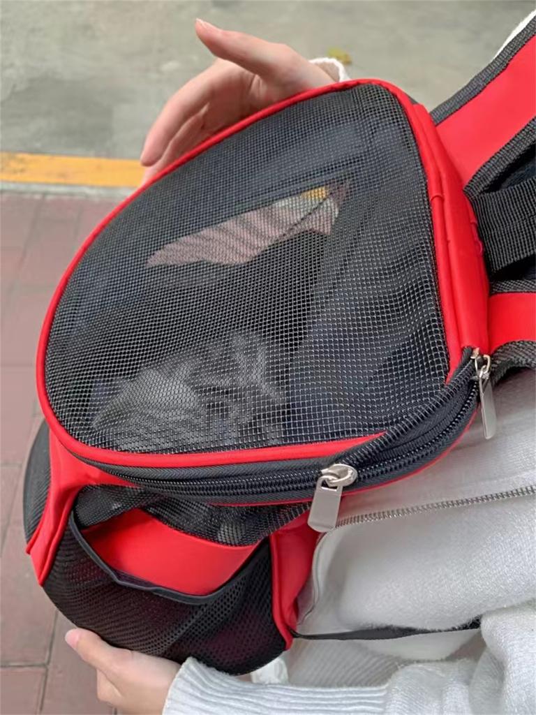Solid Mesh Breathable Cat Puppy Travel Backpack S/L Pet Carrying Bag for Cats Kitten Small Dogs Pet Outdoor Supplies Accessories