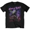 Men's Guns N Roses Sunset Boulevard Slim Fit T-shirt Small Black