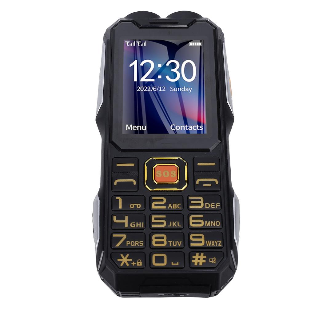 4G LTE Unlocked Phone with SOS Key 0.08MP Camera Dual SIM MP3 Call Text Messaging Function 2.4 Inch Large Screen