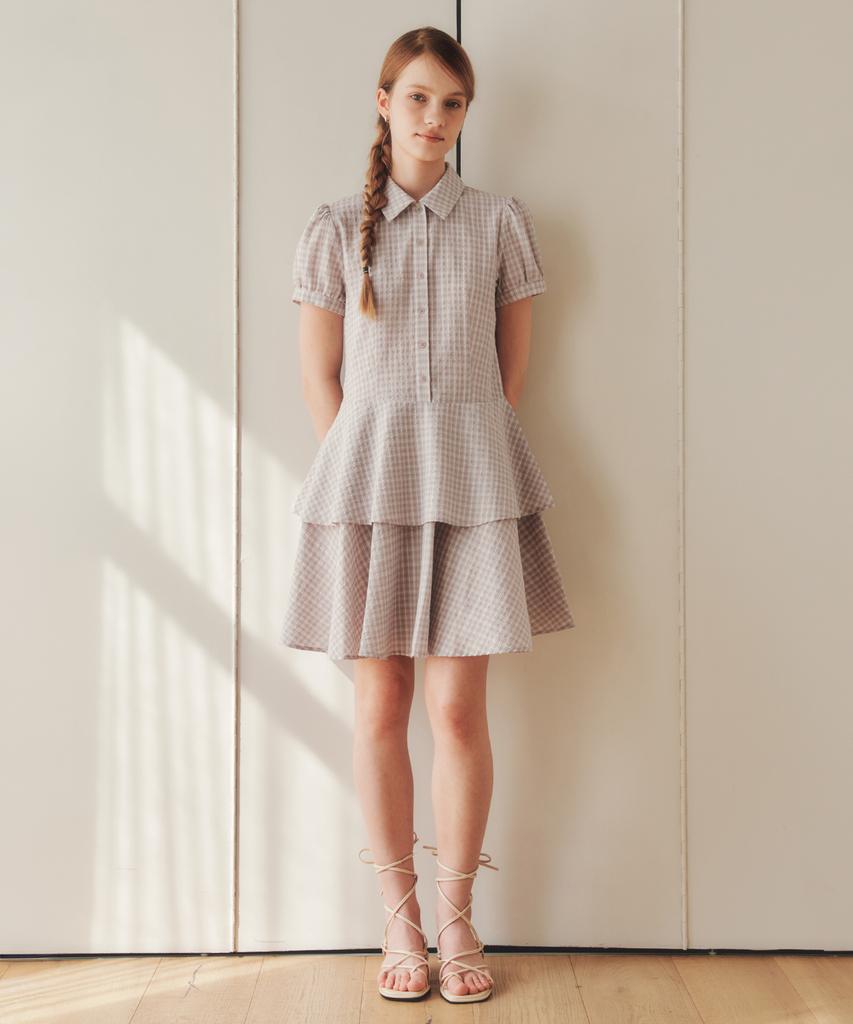 Zero Street Puff Frill Dress / Pink