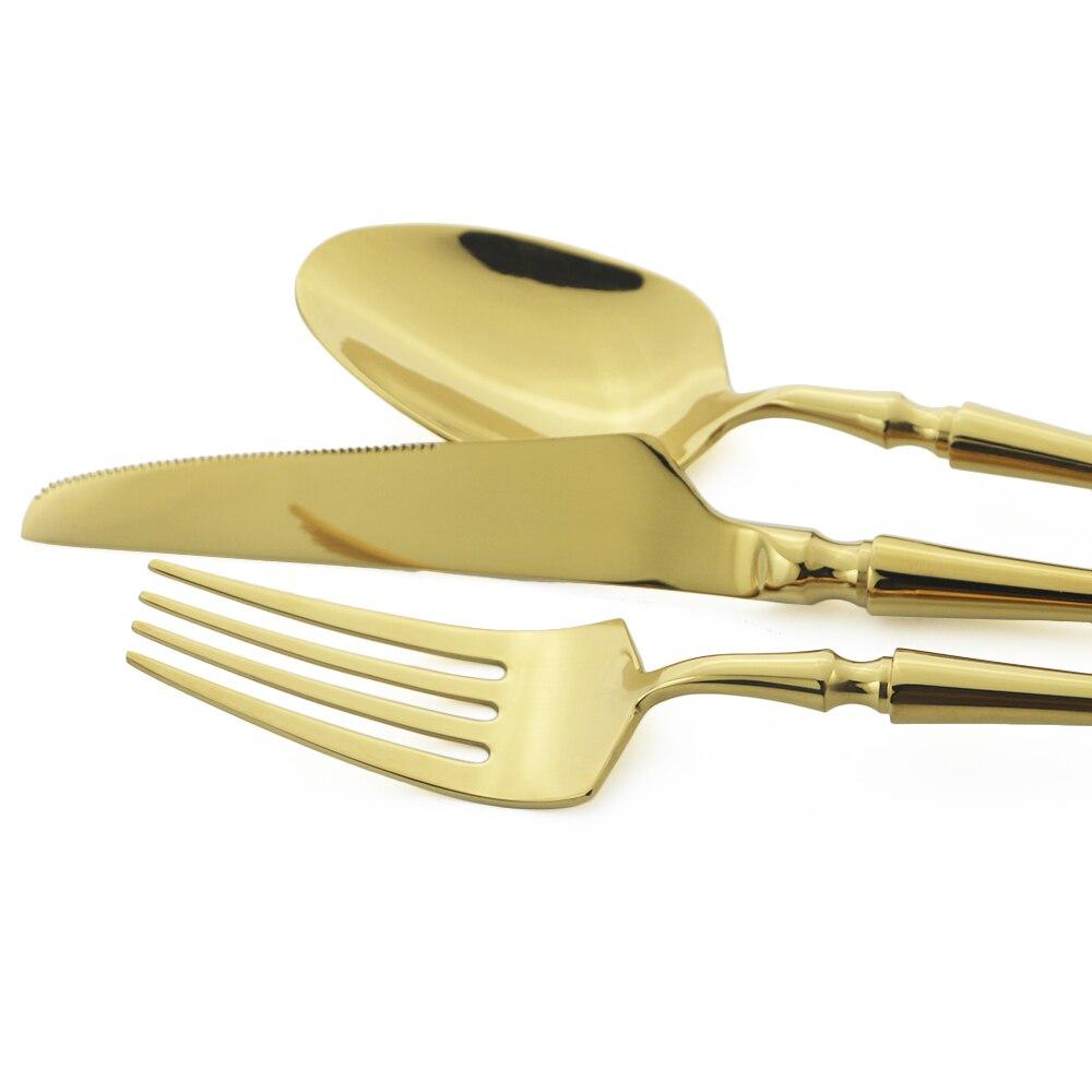 Dessert Fork Coffee Spoon Dinnerware Set Mirror 304 Stainless Steel Cutlery Set Tableware Family Party Kitchen Silverware