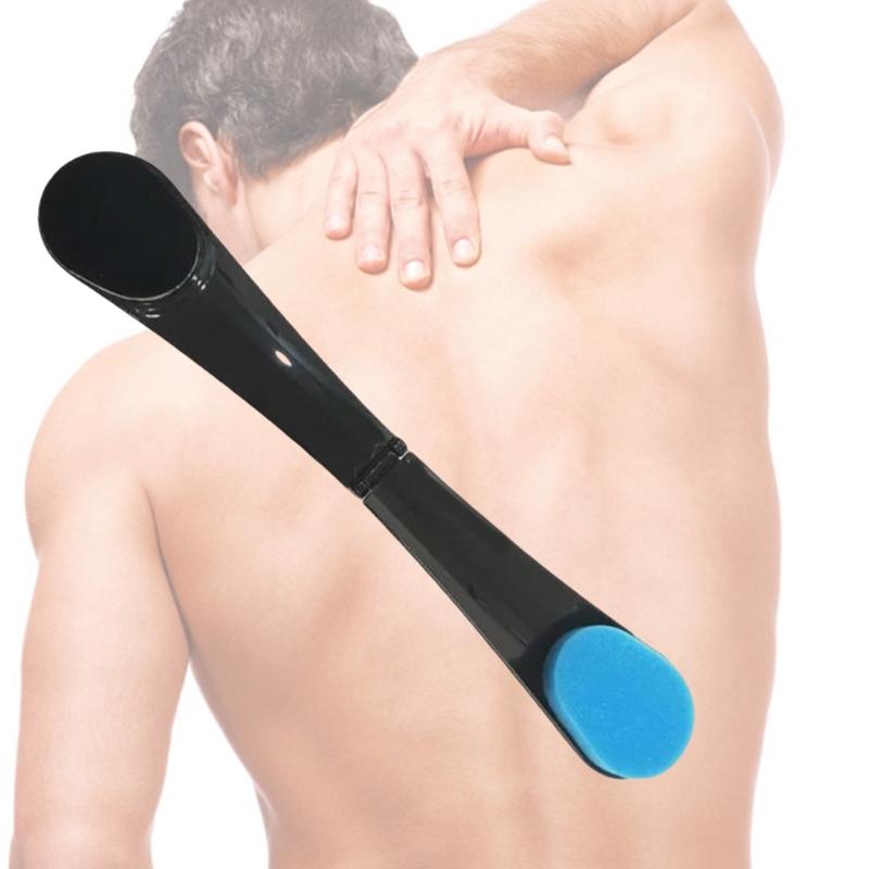 Langstiel Badeschwämme Rückenwascher Badeutensil Hautreinigung Körperpeeling Rückenwascher Bürste Lotionapplikatoren