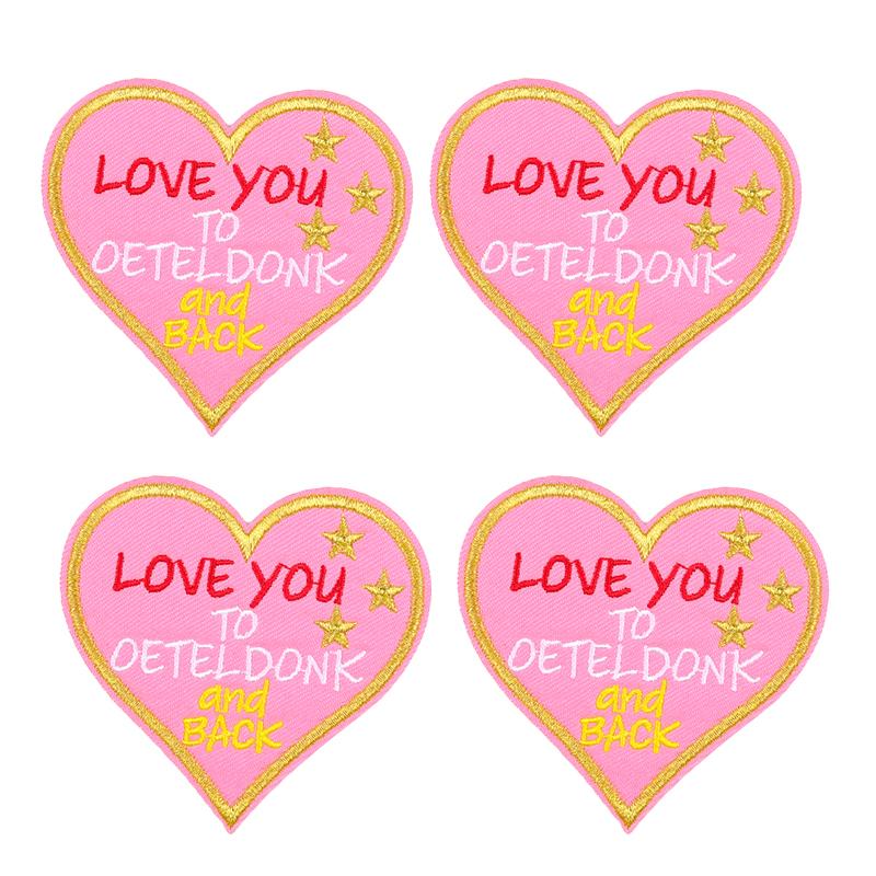 10pcs Wholesale Netherland Carnival Oeteldonk Emblem Patch Embroidered Patches For Clothes Iron On Patches For Clothing Sew 