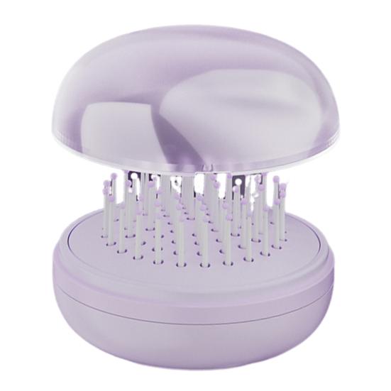 

Retractable Self-Cleaning Hair Brush Scalp Massage Anti-static Air Cushion Comb Portable Women Fluffy Hair Detangling Styling Brush фиолетовый