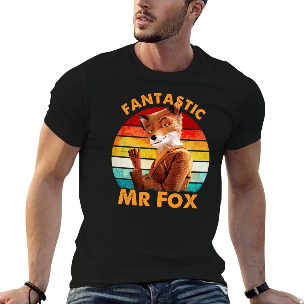 Fantastic Mr Fox Vintage Tshirt Cotton Unisex Tshirts Customizeds Unisexs Big And Tall T Shirts