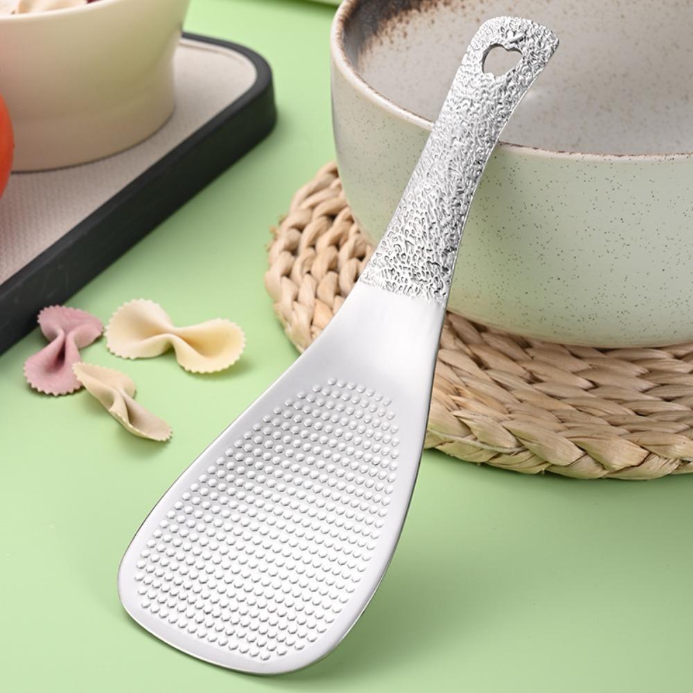 Heat-resistant Anti-Stick Rice Spoon Stainless Steel Rice Shovel  Kitchen Gadgets Accessories