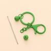 1/5 Stück Bunte Metall-Schlüsselanhängerstangen zum Auffädeln Leere für Perlen Anhänger Schmuck Charms DIY Bastelarbeiten Schlüsselanhänger Herstellung Geschenk