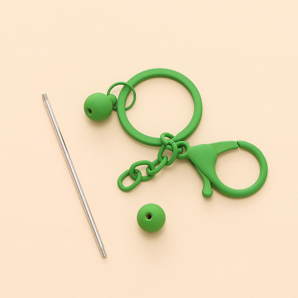 1/5 Stück Bunte Metall-Schlüsselanhängerstangen zum Auffädeln Leere für Perlen Anhänger Schmuck Charms DIY Bastelarbeiten Schlüsselanhänger Herstellung Geschenk