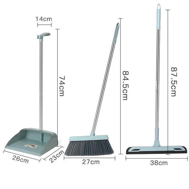 Outdoor & Home Broom Dustpan Scraper Set