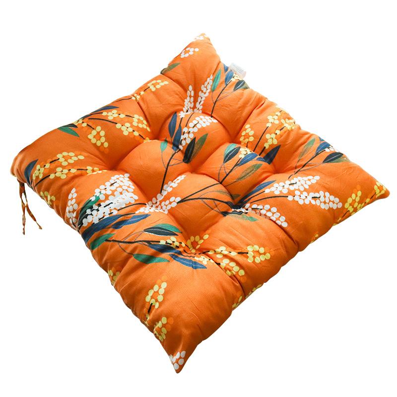 1PC Ultra Weiche Leinen Stuhl Kissen Sitzkissen Sitz Pad Mit Krawatten Auto Sitz Matte Dicke Wohnzimmer