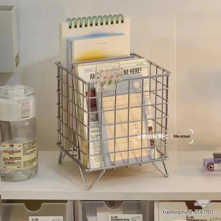 Nordic Iron Coffee Capsule Holder & Multi-Functional Desktop Storage Basket