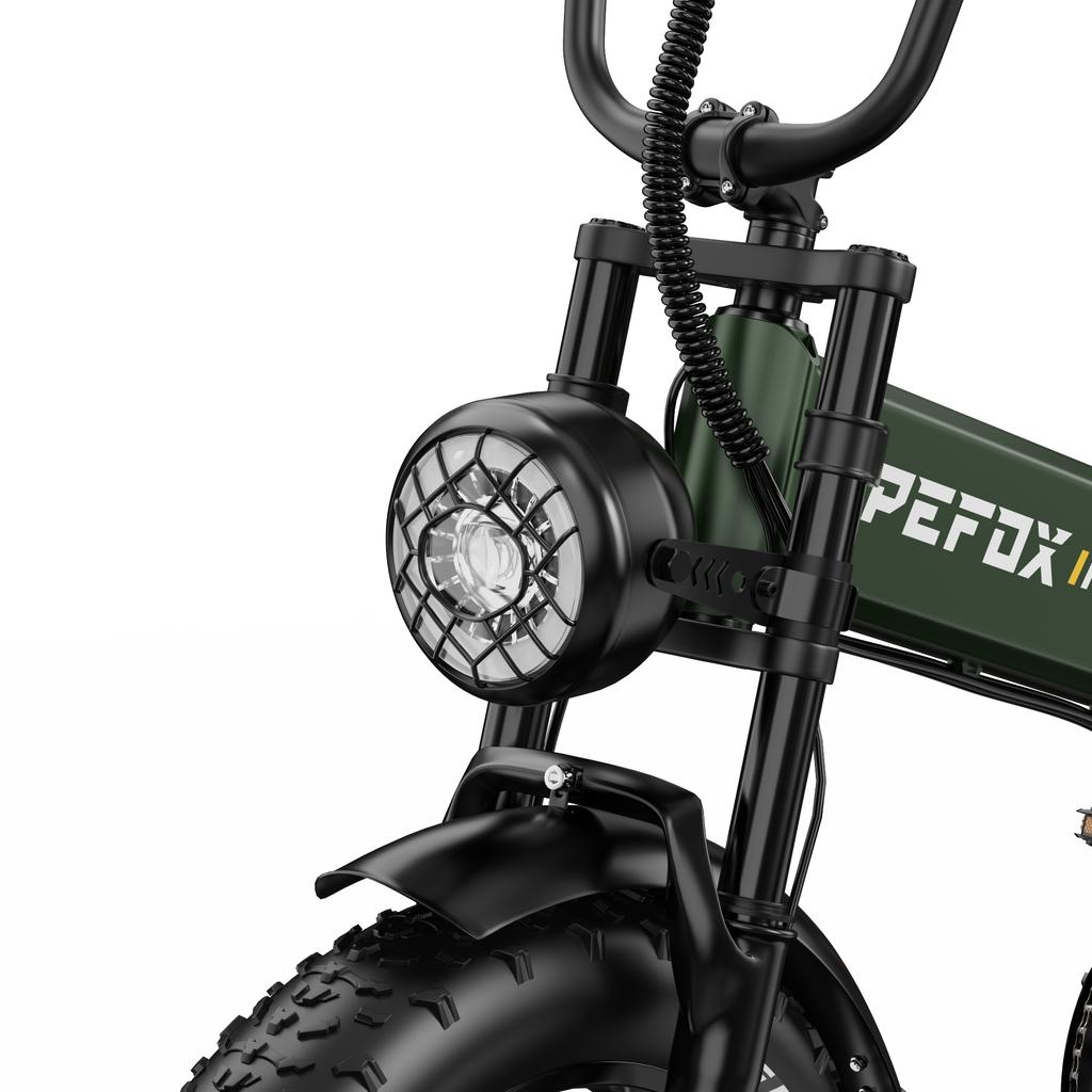 Elektrofahrrad APEFOX RH20 1500W(750W×2) Doppelmotor 48V22.5AH Akku 20 Zoll Fat Tire E-Bike Doppelte Hydraulische Scheibenbremse Offroad Mountain E-Bike