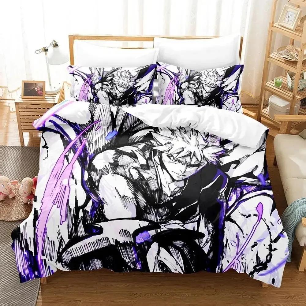 2024 Bleach Comfortable Duvet Quilt Cover Pillowcase Bedding Set Children Bedroom Decoration Home Textile