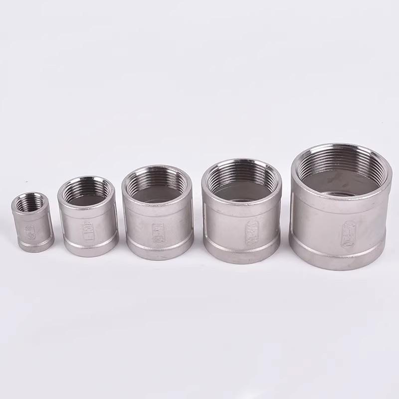 Acessórios de Tubo de Fio Interno de Aço Inoxidável 304 Braçadeira Rosca Fundida Cabeça Direta 1/2'' 3/4'' 1'' 1.2'' 1.5'' 2'' DN8/10/15/20