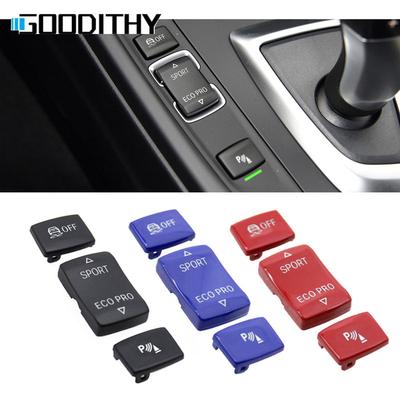 Black Red ESP Antislip Switch Sport ECO Button Radar Sensor Keys Cap For BMW 1 2 3 4 Series F20 F21 F22 F23 F30 F31 F34 F35 F32