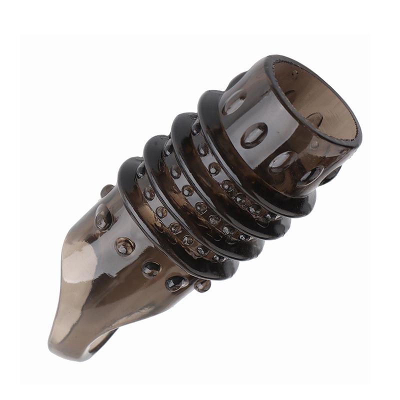 Condoms Penis Extender Sleeve Dick Enlargement Delay Ejaculation Erotic Penis Rings Anal Sex Toys For Men No Vibrator For Women