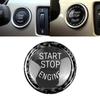 Car Styling Engine Start Stop Button Sticker Protector ABS Carbon Fiber Protective Cover Rings for BMW E90 E92 E93 320i Z4 E89
