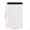 Medium Tearoff Notepad No Ink Bleed Lined Writing Pad Sturdy Backing Board for