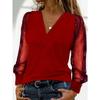 New Plus Size Women's Long Sleeve Loose Round Neck Casual Loose T-shirt Tops