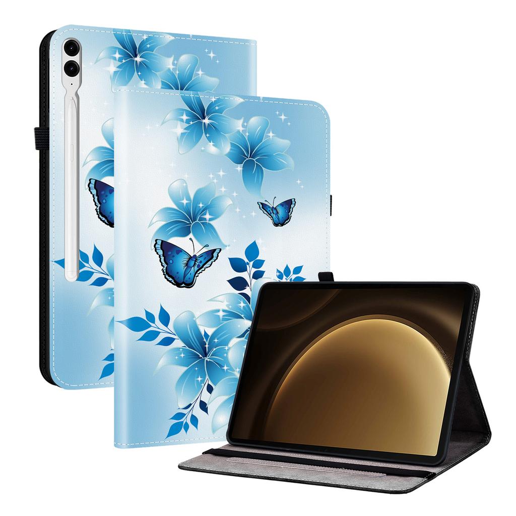 PU Leather Tablet Case for Samsung Galaxy Tab S10+ (12.4")-11 Styles! Durable,with 2 Stand Slots,Pencil Holder & Card Slots,Flexible TPU Back Cover