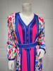 AB314 Vestido Abaya do Oriente Médio com Estampa 2023 e Conjunto Hot Drill