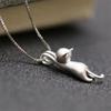 Cute Cat Necklace for Women In Black, Animal Pendant for Girls, Neck Accessories for Daily Wear, Party Fashion Jewelry, and Fancy Gifts.