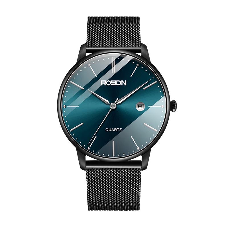 ROSDN Men s Aurora Series Ultra-Thin Quartz Watch