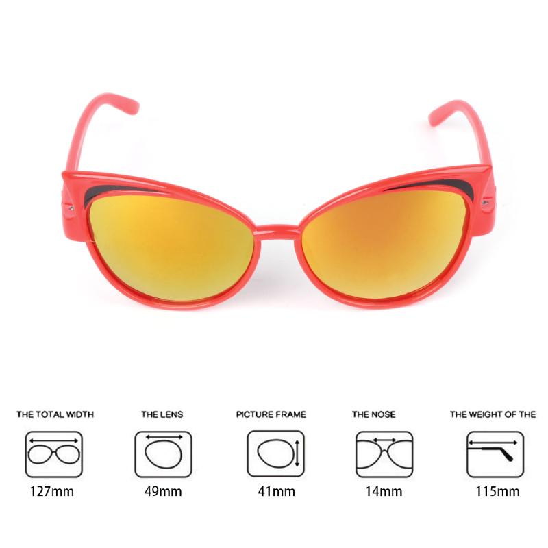 Kids Sunglasses Children Reflective Random Color PC Fashion UV400 Colorful Gifts