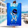 Underwater Adventure Robot Beach Towel, Super Soft Microfiber, Perfect Gift for Her/Him, Birthday, for Pool, Beach, Travel, Decor Beach Party