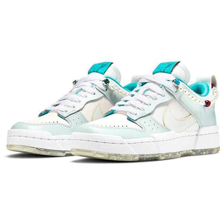 Nike Dunk Low Disrupt WhiteGreen Purple 'White Green' Women's DC3282-013